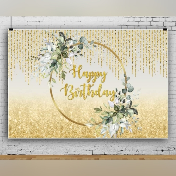 Birthday Photo Backdrop - Picture 1 of 4